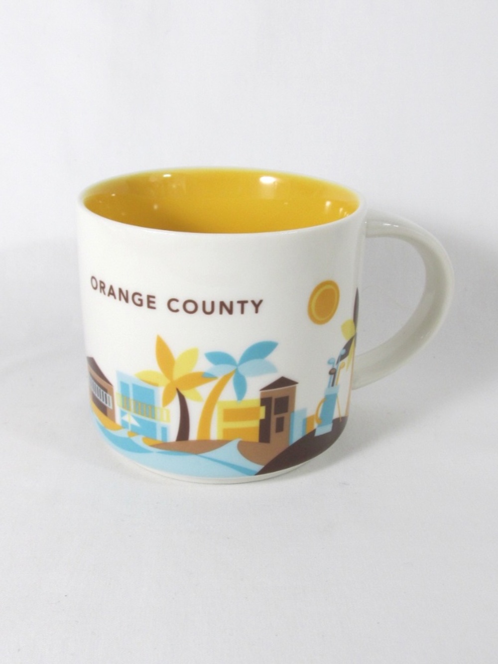 Starbucks Coffee Mug Orange County California You Are Here Collection 14oz 2014